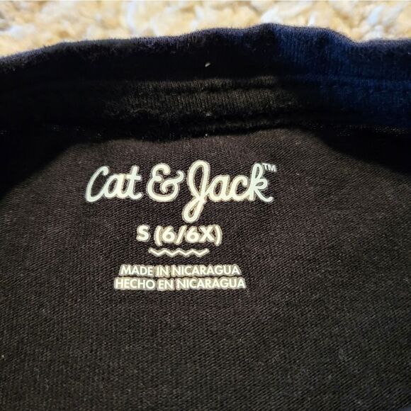 Cat & Jack black and gold stars matching outfit - Picture 4 of 7